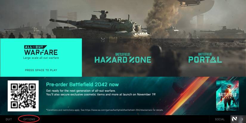 BF 2042 Beta Main Menu Cropped