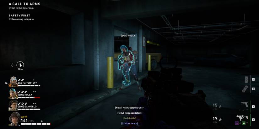 Back 4 Blood Character Grabbed