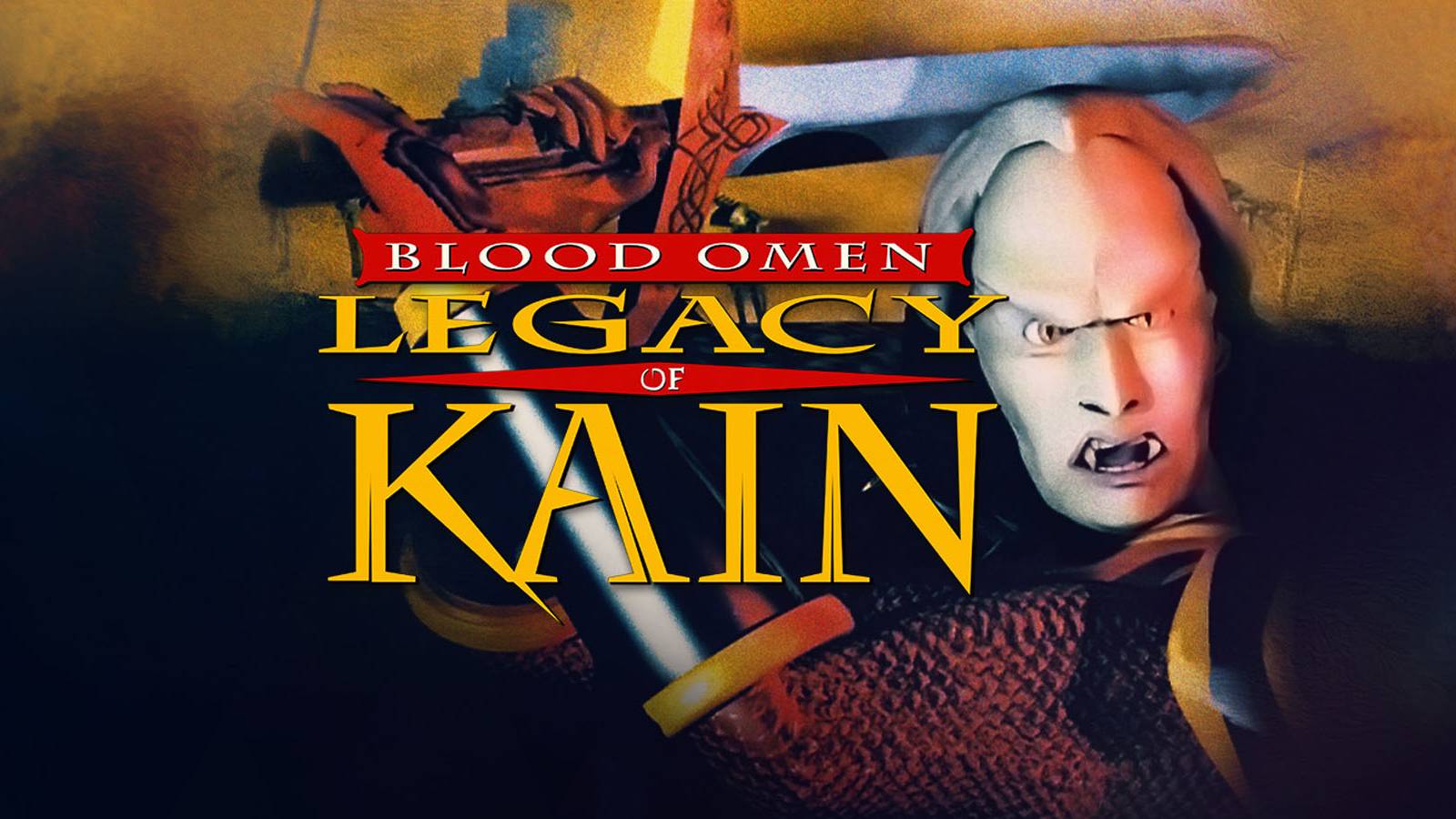 Blood Omen Legacy of Kain main art with kain character