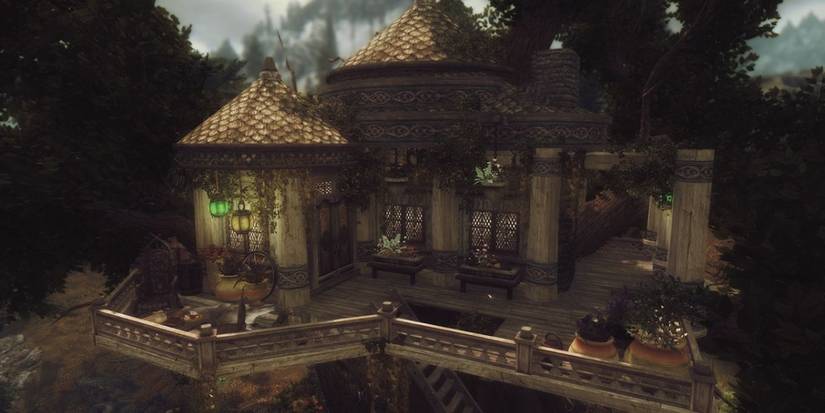 Bosmer Wood Elf Skyrim Best Mods Addons Elisdriel Tree House