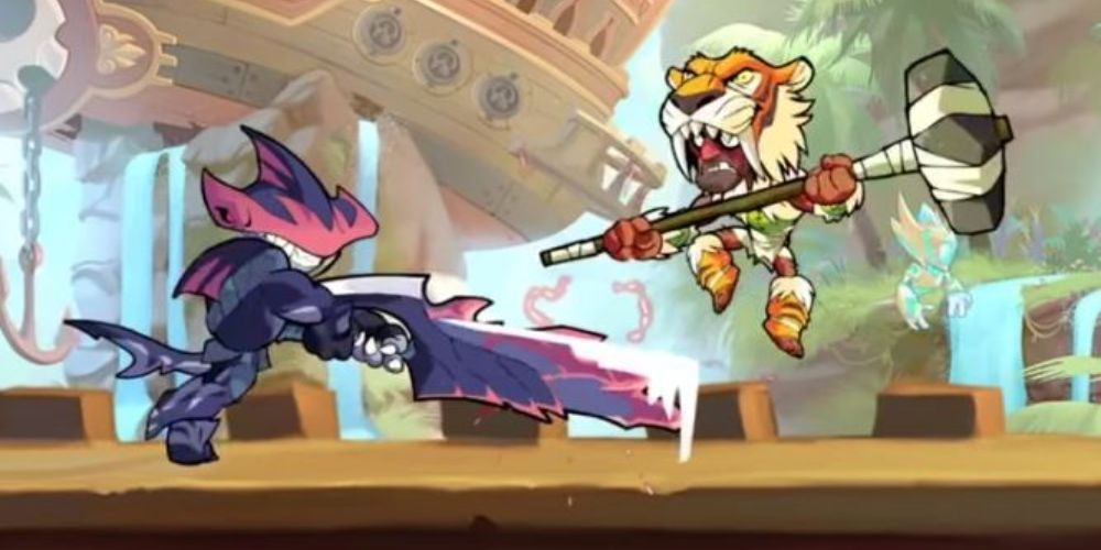 Mako Attacks With His Greatsword In Brawlhalla