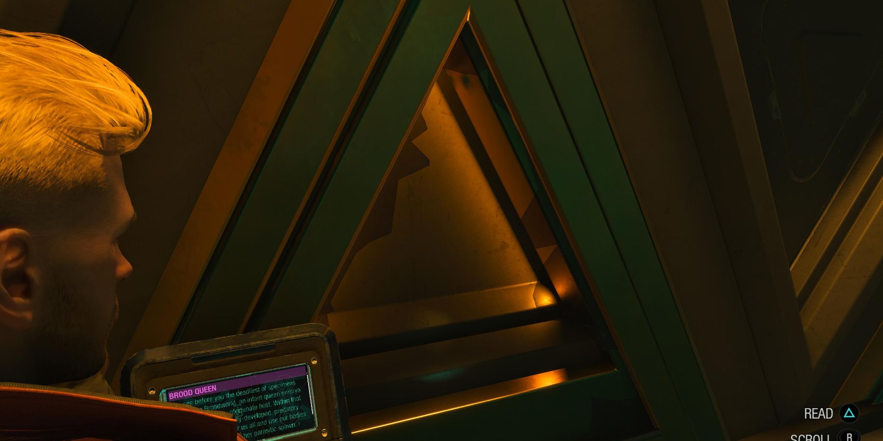 Звездный Лорд стоит перед разбитой витриной с табличкой, на которой написано 