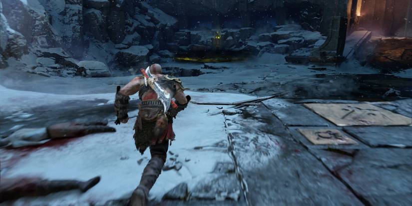 Charge Of The White Bear Runic Attack from God of War