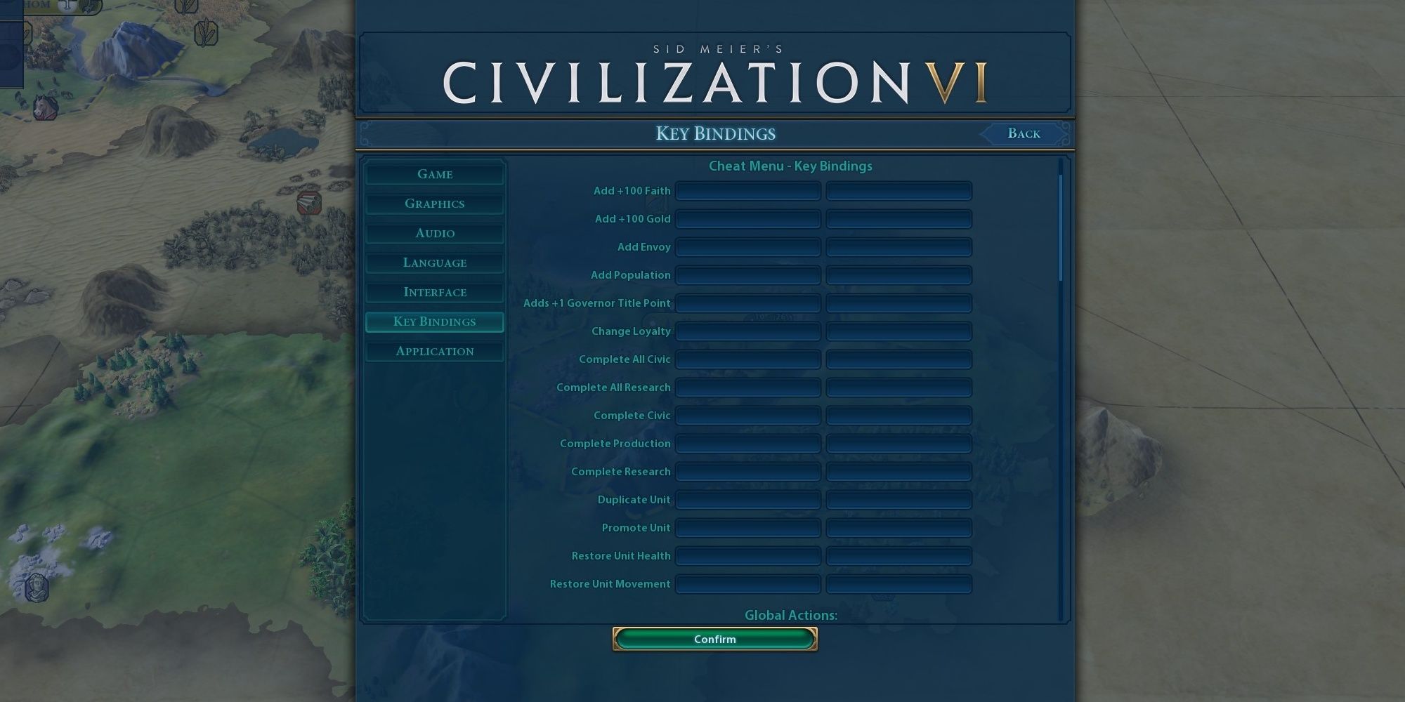 Cheat Menu Panel Mod For Civilization 6