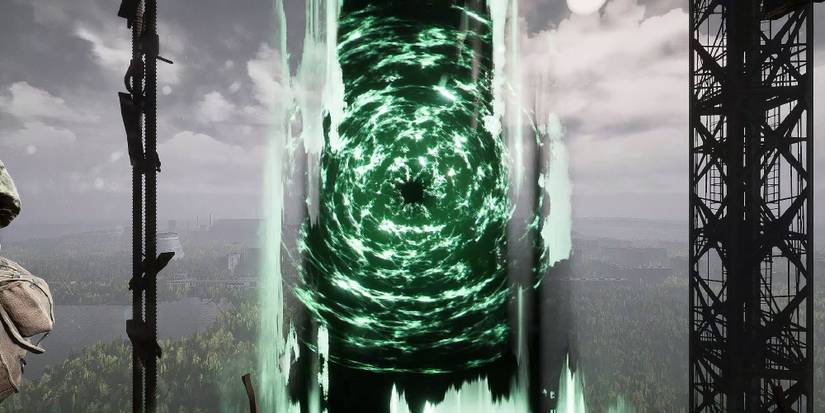 Chernobylite - Igor Making A Portal To Head Out On A Mission