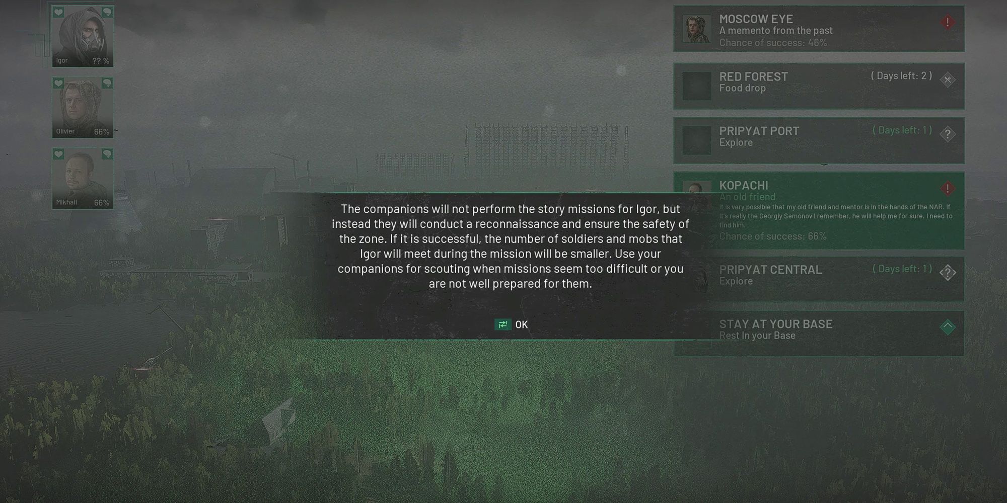 Chernobylite---Warning-Pop-Up-When-Attempting-To-Send-Ally-On-Story-Mission-1
