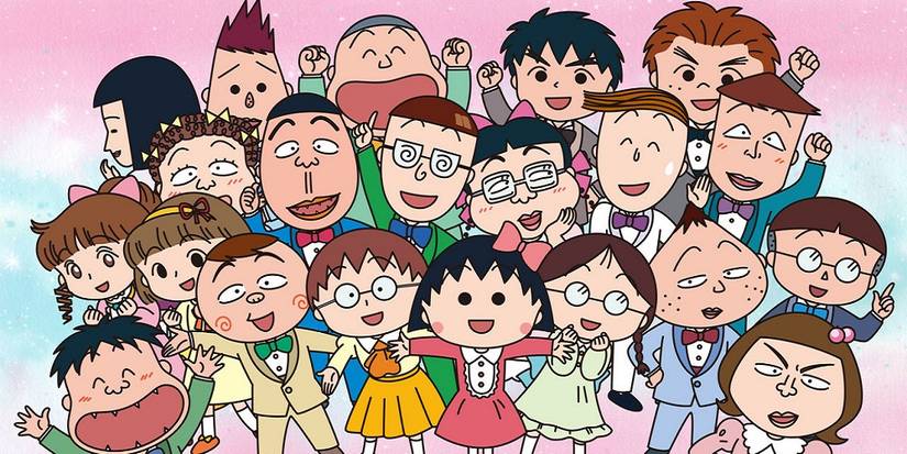 Chibi Maruko-Chan all characters promo art
