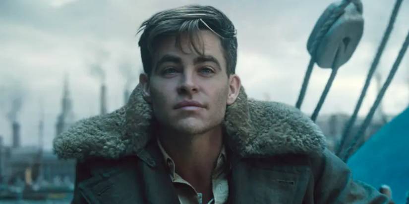 Chris Pine as Steve Trevor in Wonder Woman