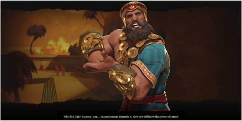 Civilization 6 Leader Reacting To News Of A War Badly