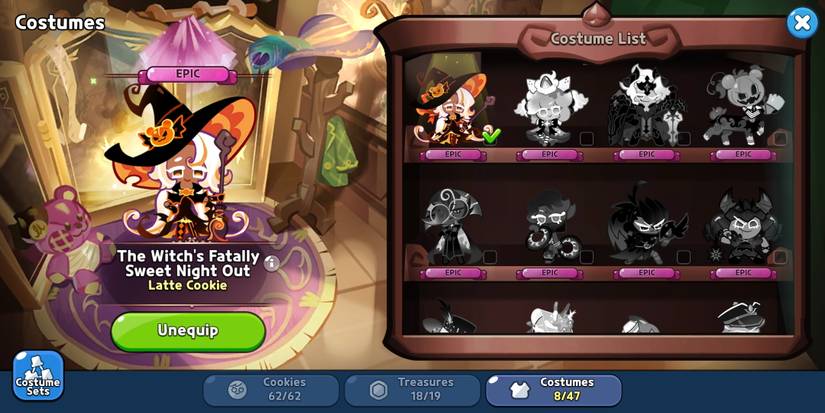 Cookie Run Kingdom Latte Halloween