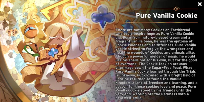 Cookie Run Kingdom Pure Vanilla Cookie Story