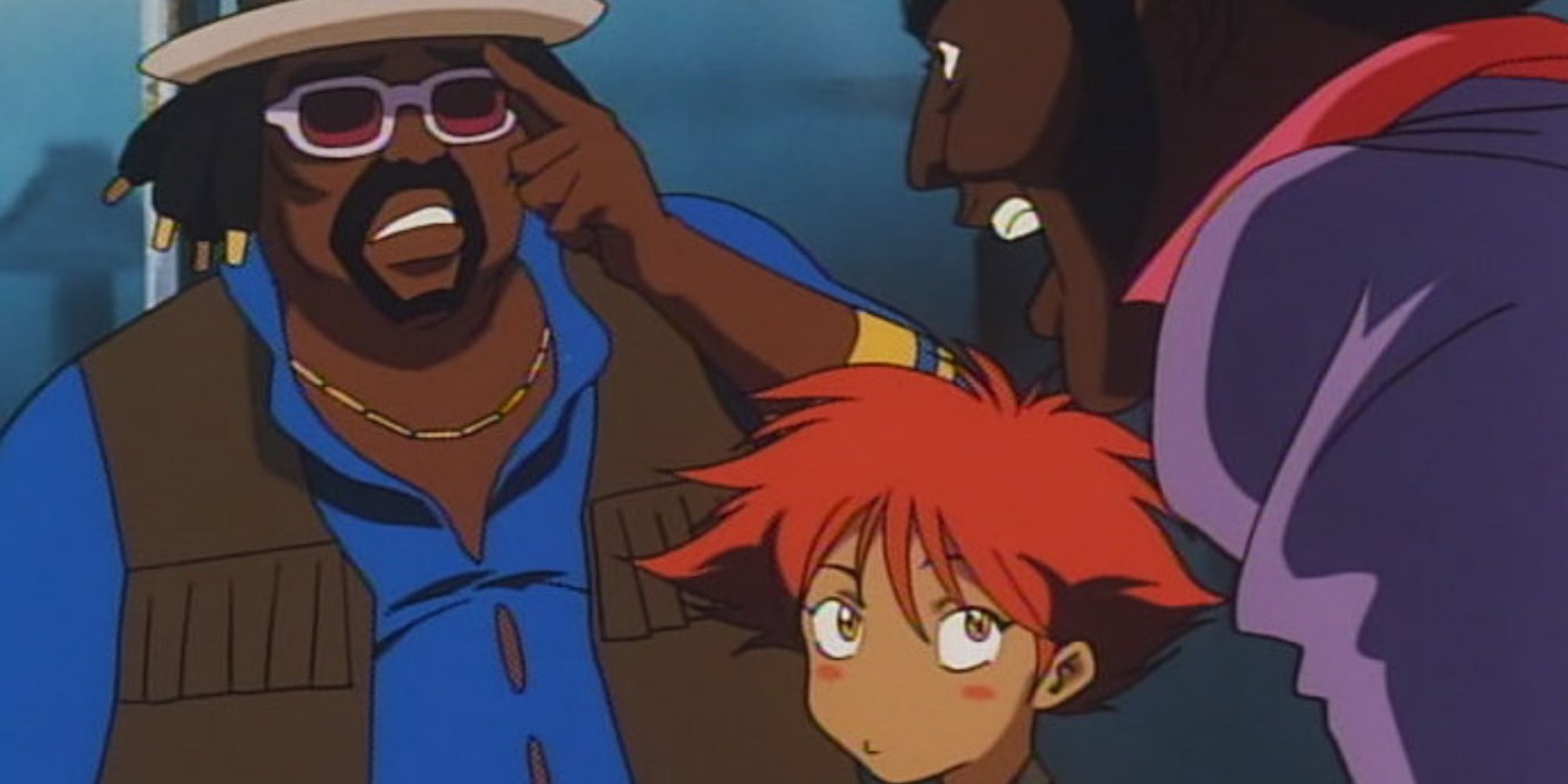 A scene featuring characters from Cowboy Bebop