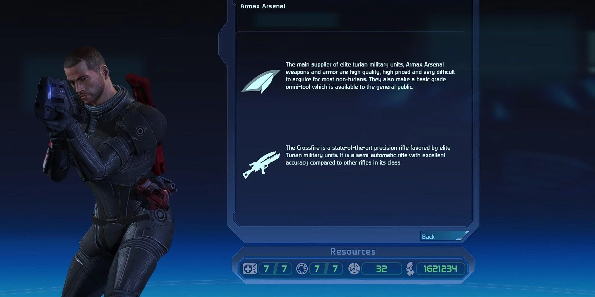 Crossfire X Assault Rifle From Mass Effect