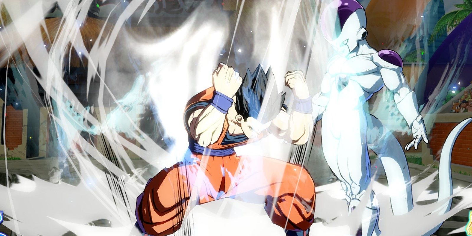 DBFZ Beginner Adult Gohan charging up his Potential Unleashed