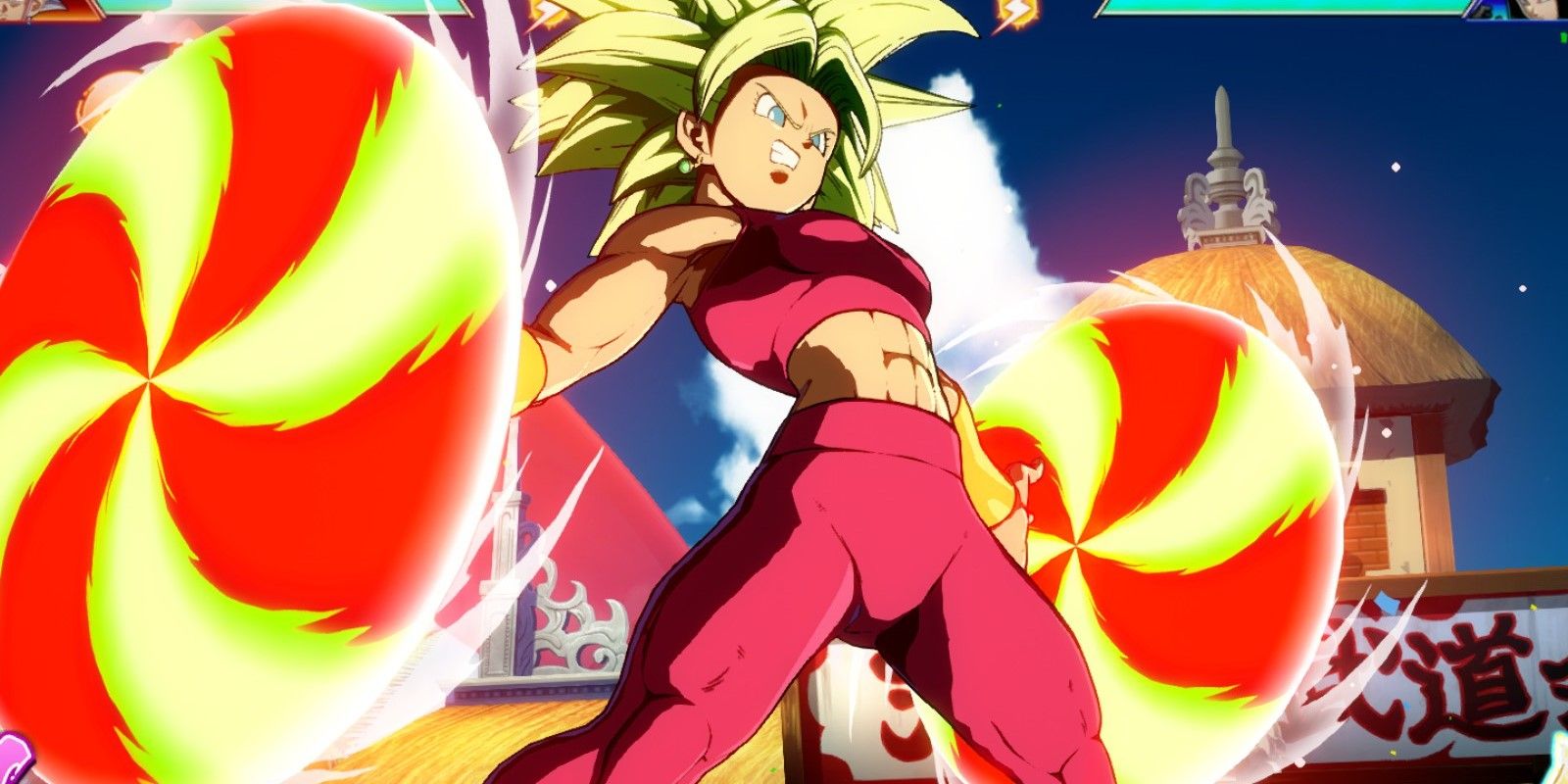 DBFZ DLC Kefla about to end her Gigantic Burst super