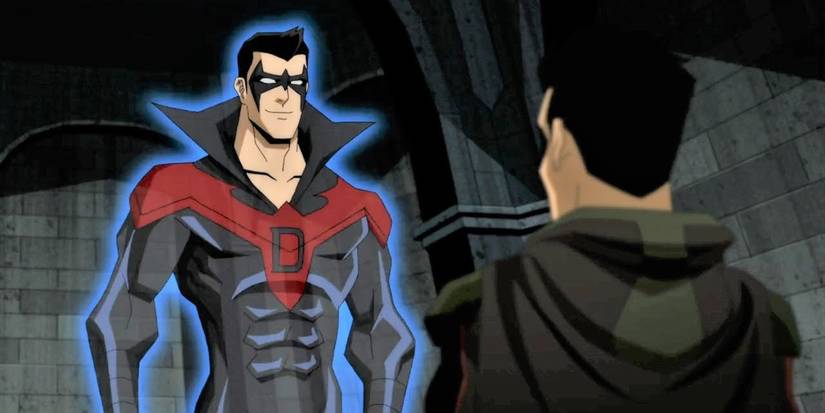 Damian and Nightwing/Deadwing in Injustice