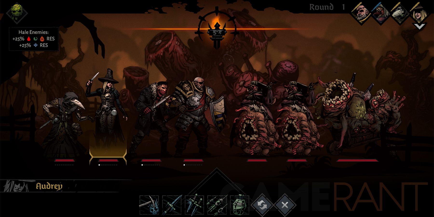 darkest dungeon gameplay options meanings