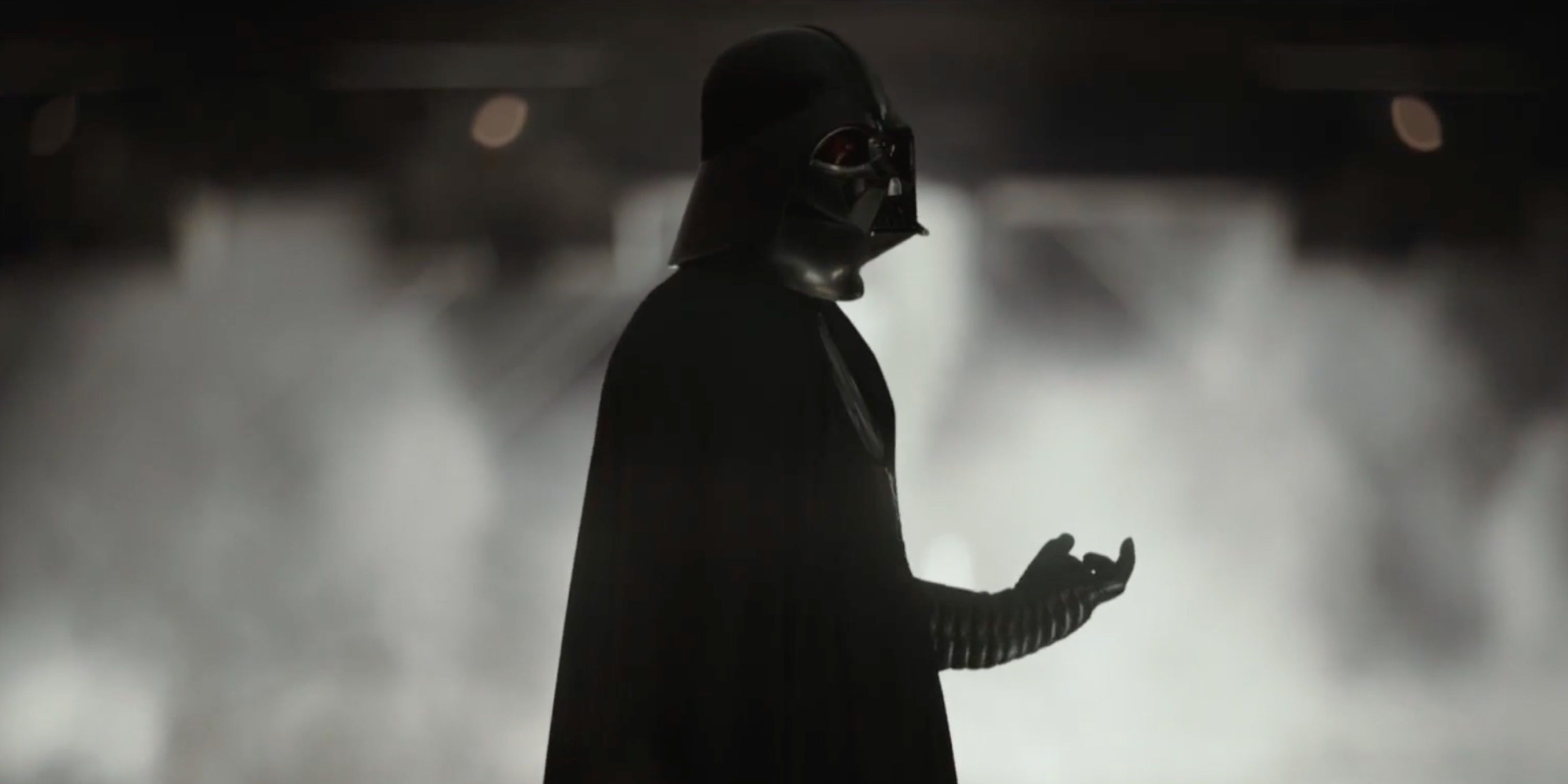 Darth Vader in his chamber in Rogue One