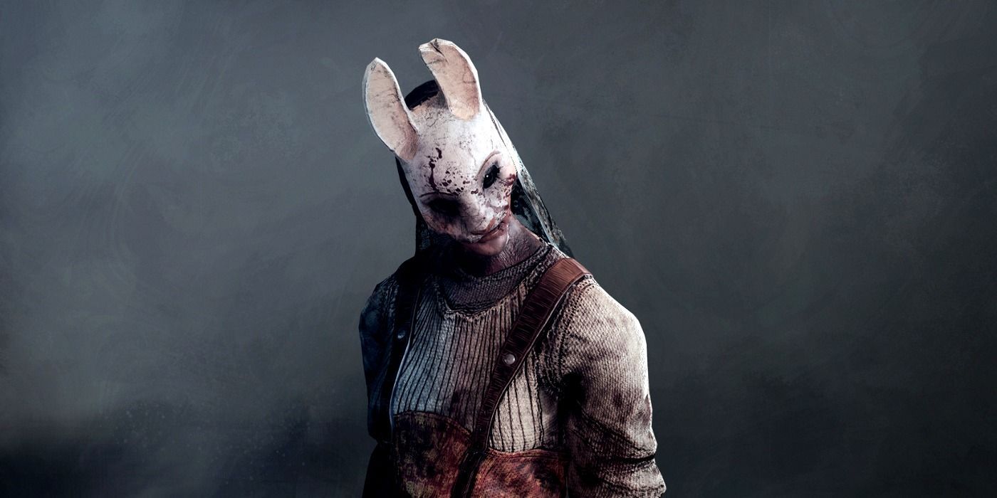 Dead by Daylight Huntress bunny mask promotional photo