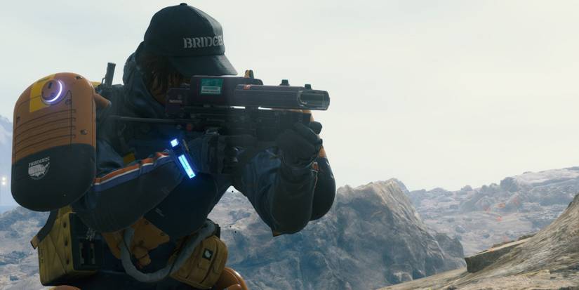 Death Stranding - Sam Aiming The Bola Gun