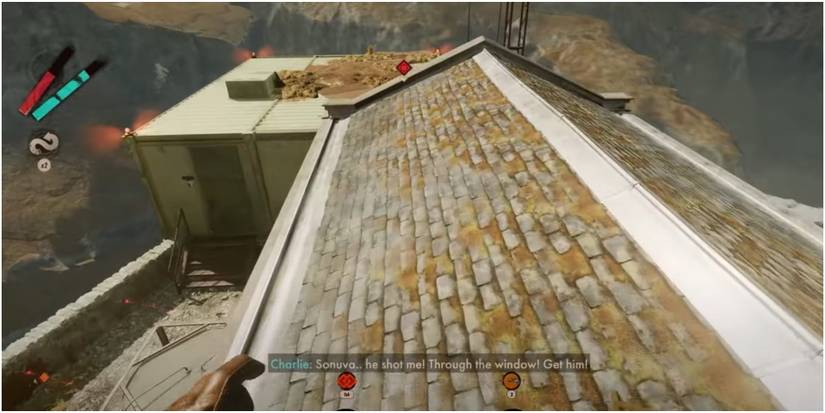 Deathloop Charlie's Shack From The Rooftops