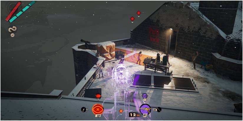 Deathloop Getting The Drop On Egor At The Party