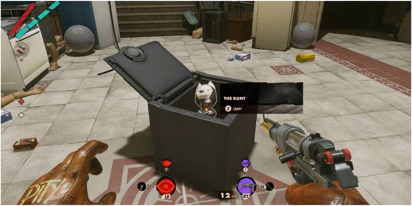 Deathloop Opening The Safe In The Middle Of The Library