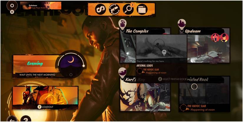 Deathloop The Game Declaring There Is Nothing To Do In Fristad Rock