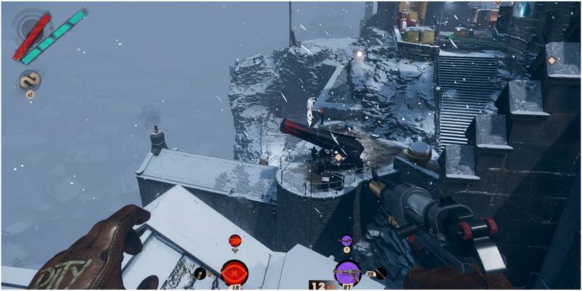 Deathloop View Of The Cannon In Updaam From The Rooftops