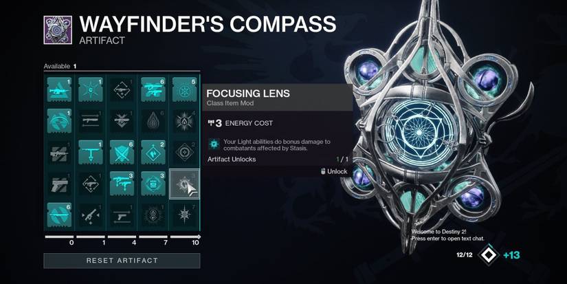 Destiny 2 Focusing Lens In Artifact
