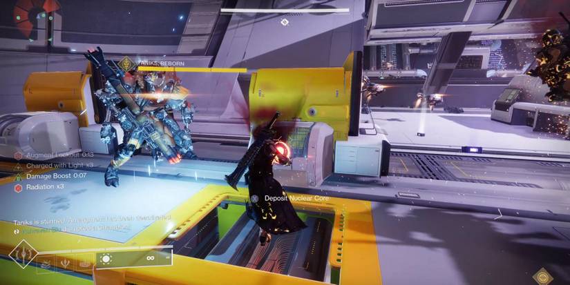 Destiny 2 Player Depositing Nuclear Cores