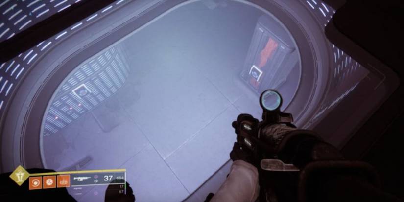 Destiny 2 Scanner Looking Down Into Basement