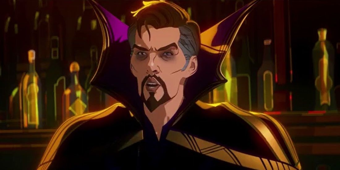 Doctor Strange in a bar in the What If finale