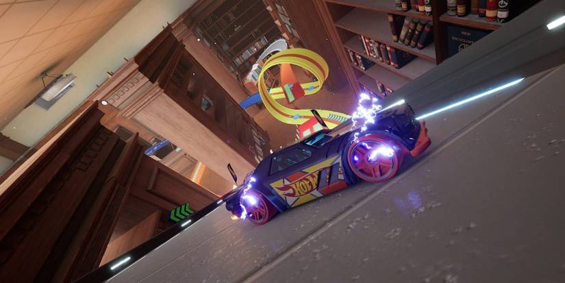 Drifting in Hot Wheels Unleashed