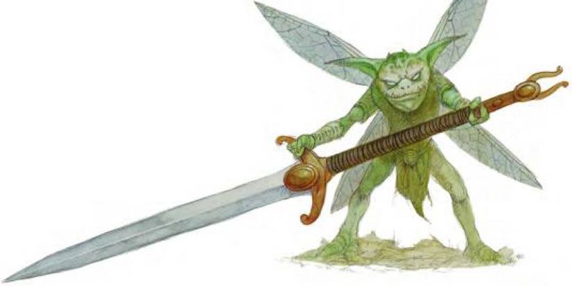 Fairy-like Creature With A Blade