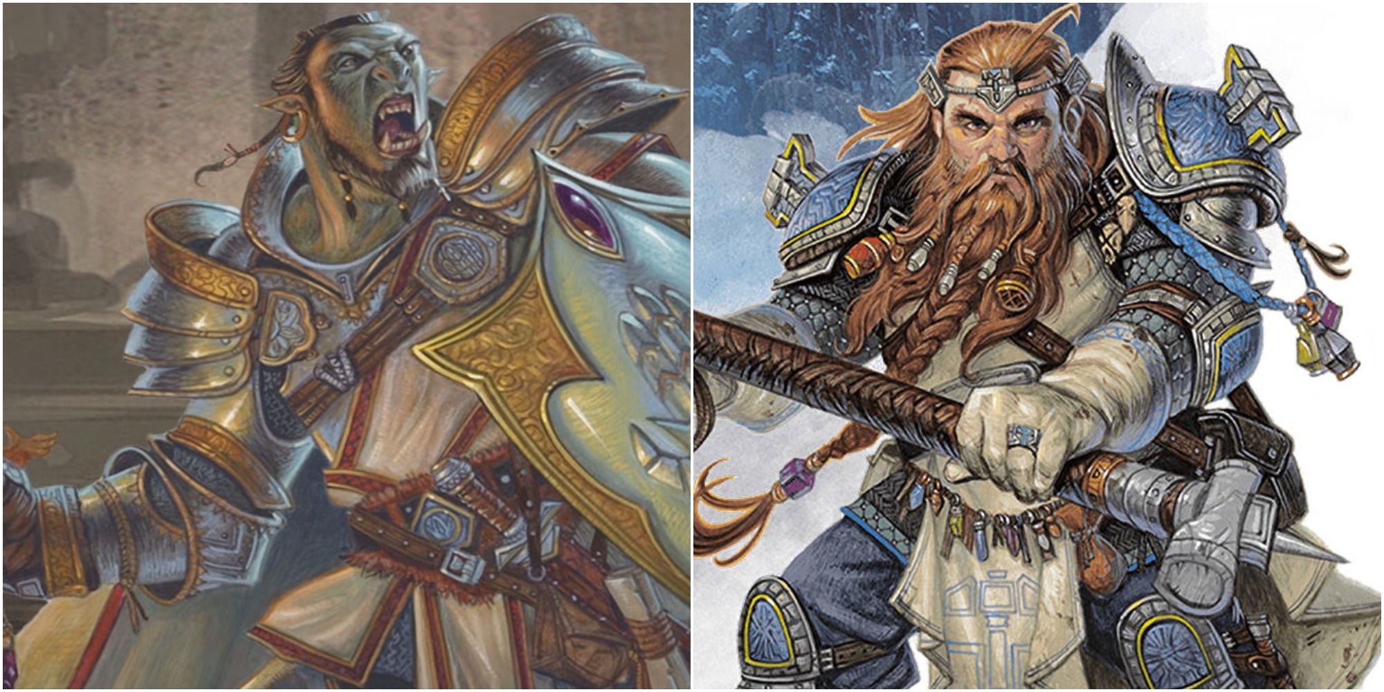 Dungeons And Dragons Differences Between Paladin And Cleric Collage
