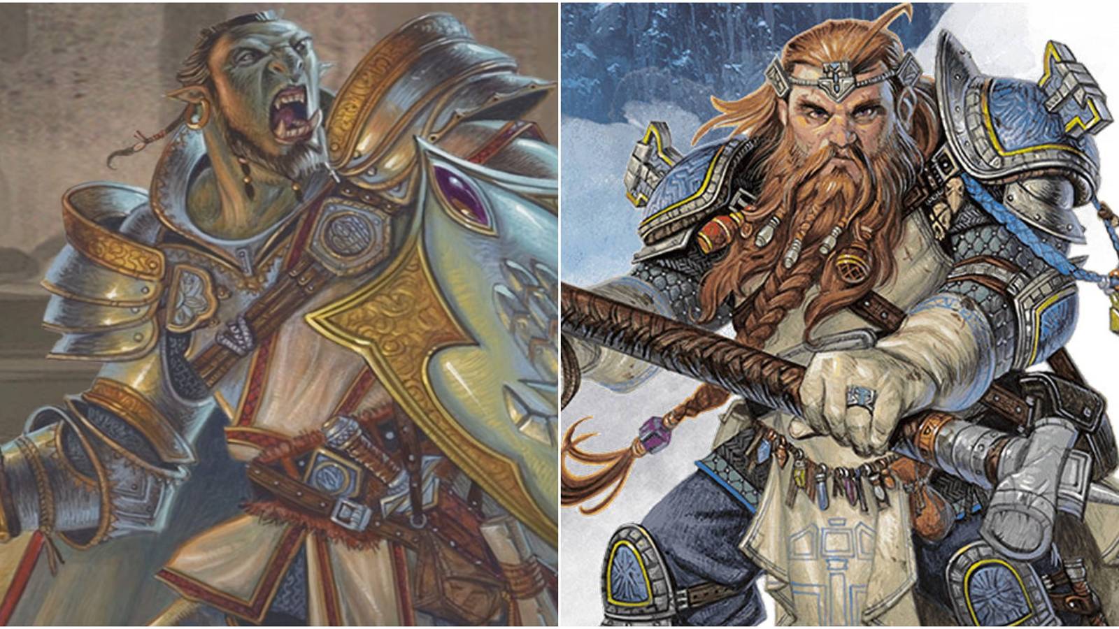 Dungeons And Dragons Differences Between Paladin And Cleric Collage