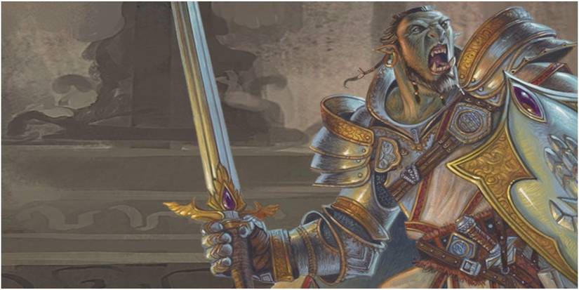 Dungeons And Dragons Half-Orc Paladin Artwork