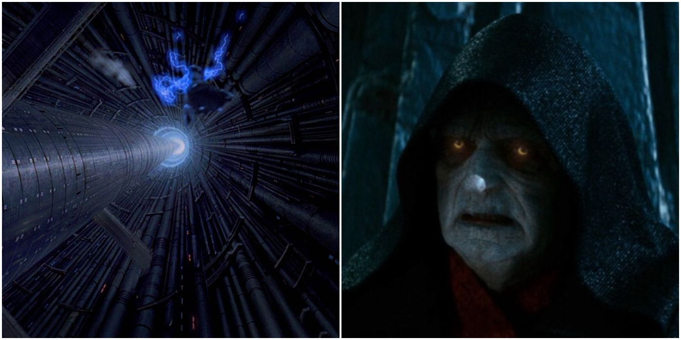 Emperor Palpatine in Star Wars: Return of the Jedi and The Rise of Skywalker