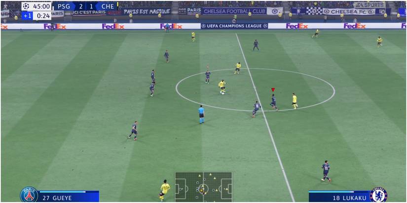 FIFA 22 Pushing Into A Risky Situation With A Goal Deficit