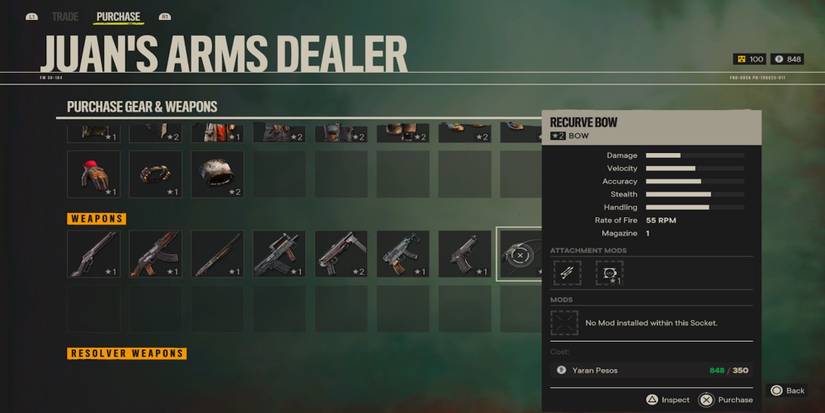 A shop from Far Cry 6