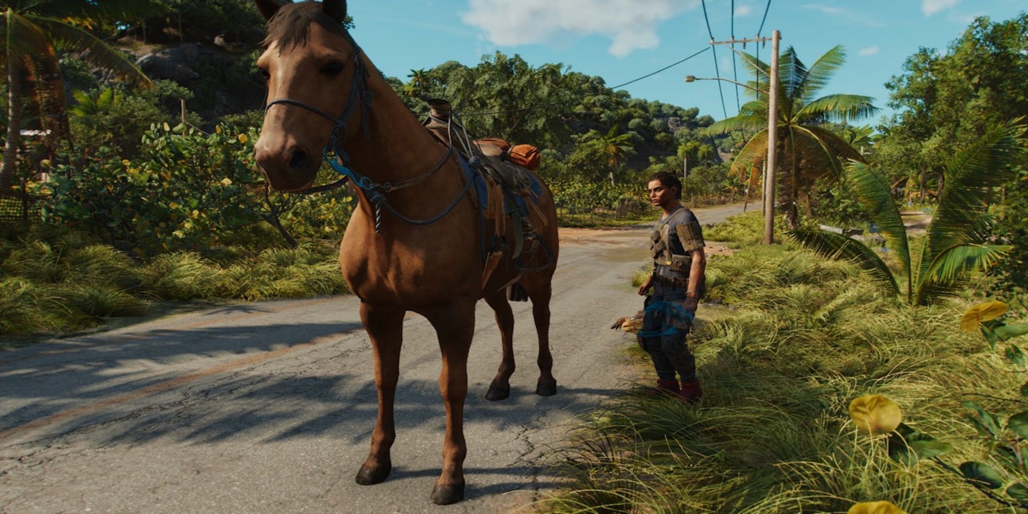 Dani and a horse from Far Cry 6