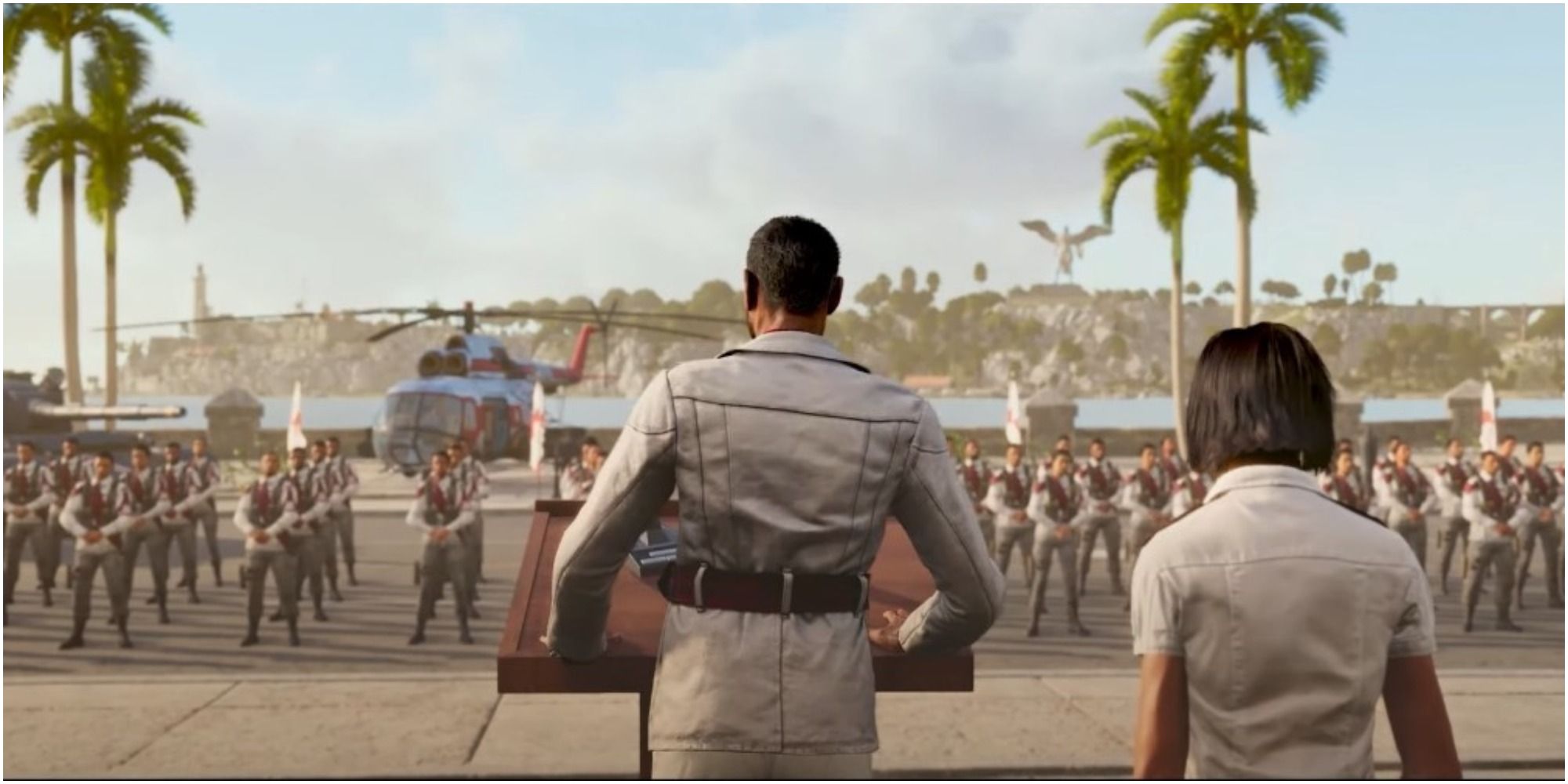 Far Cry 6 Anton Castillo Talks To His Troops