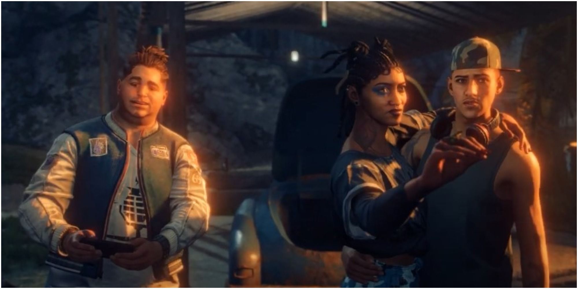 Far Cry 6 Bicho, Talia, And Paolo Reunite After The Attack On Their Encampment