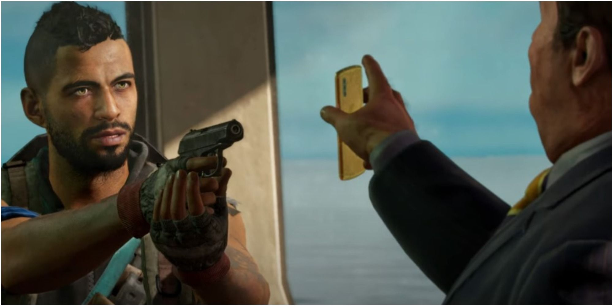 Far Cry 6 Dani Holds Up McKay At Gunpoint