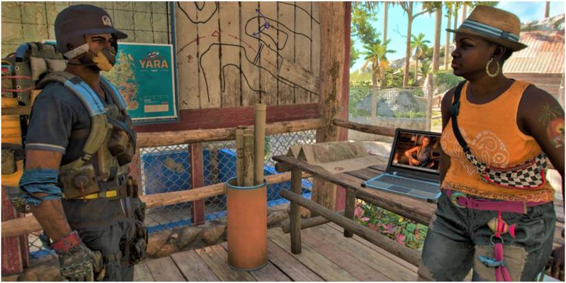 Dani speaking to Lola in Far Cry 6