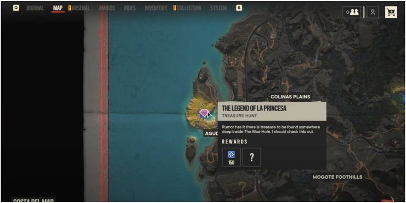 Far Cry 6 Location Of The Entrance To Begin The Legend Of La Princesa Treasure Hunt