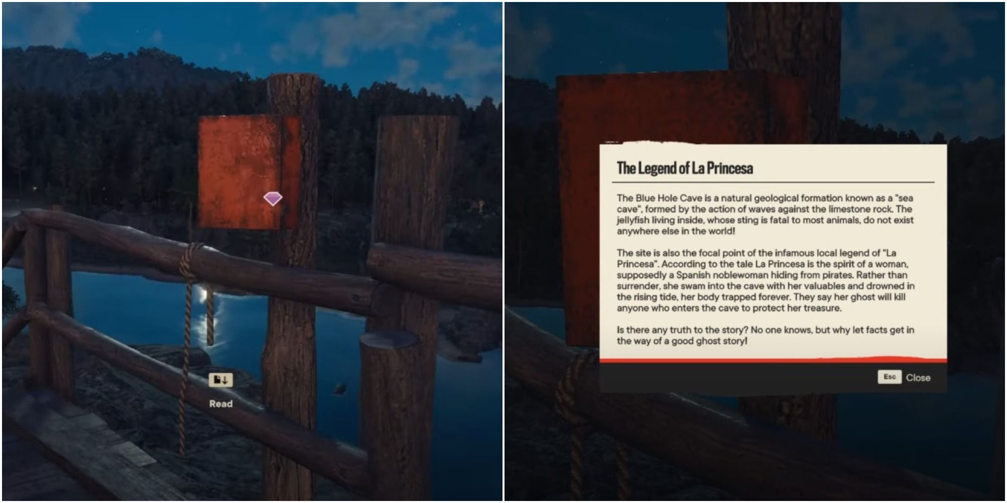 Far Cry 6 Reading The Note To Begin The Legend Of La Princesa Treasure Hunt