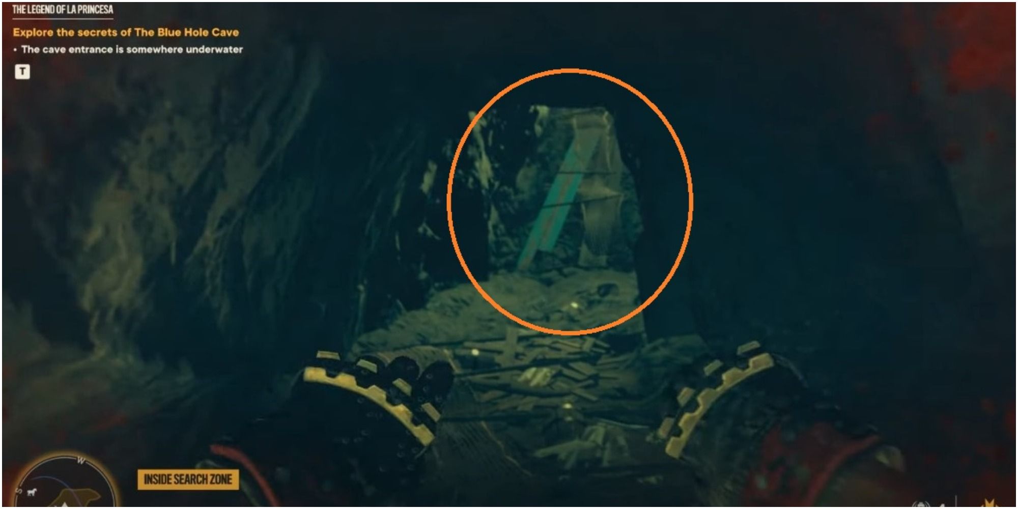 Far Cry 6 Swimming Toward The Blue Boards In The La Princesa Cave