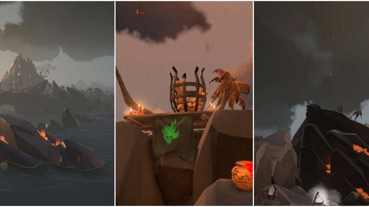 Featured image of The Devil's Roar beacons in Sea of Thieves